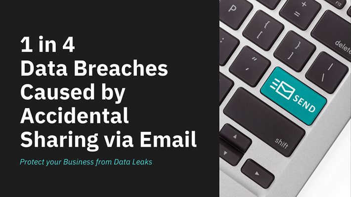 1 in 4 data breaches caused by accidential sharing via email