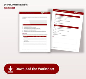 DMARC phased rollout worksheet thumbnail