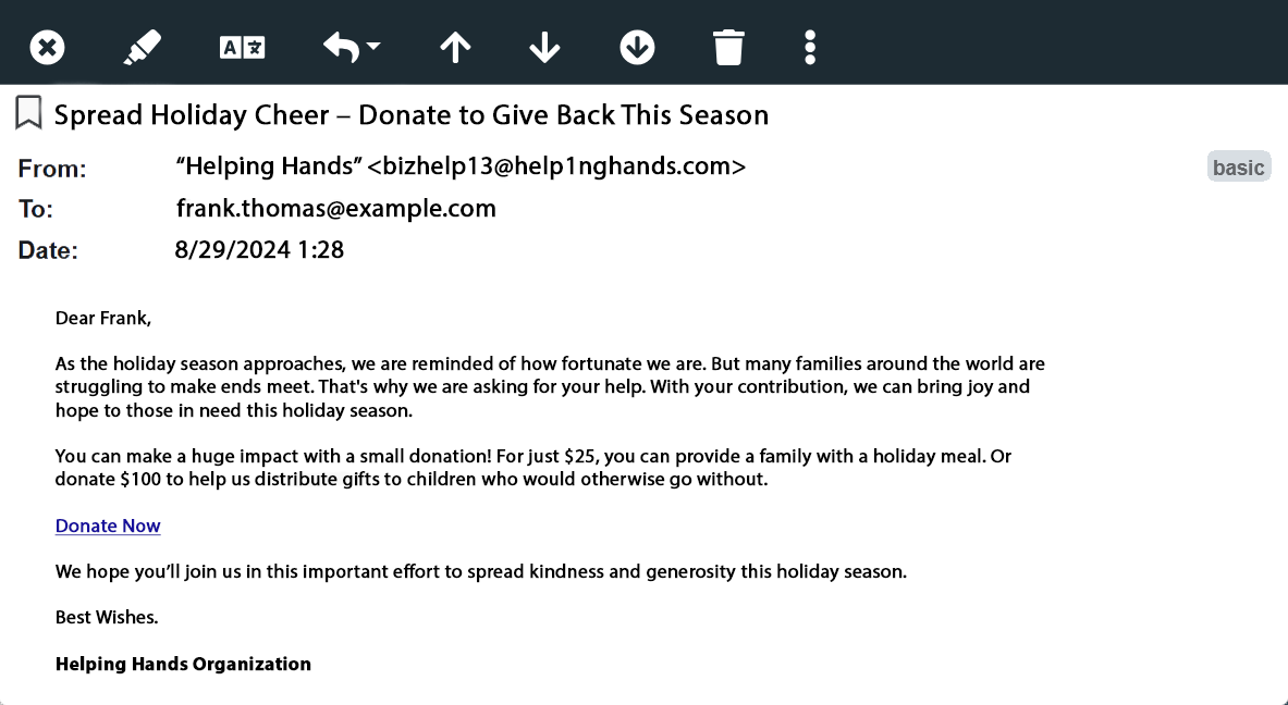 Fake-Charity-Email