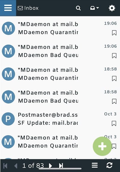 MDaemon Webmail - New Mobile Theme