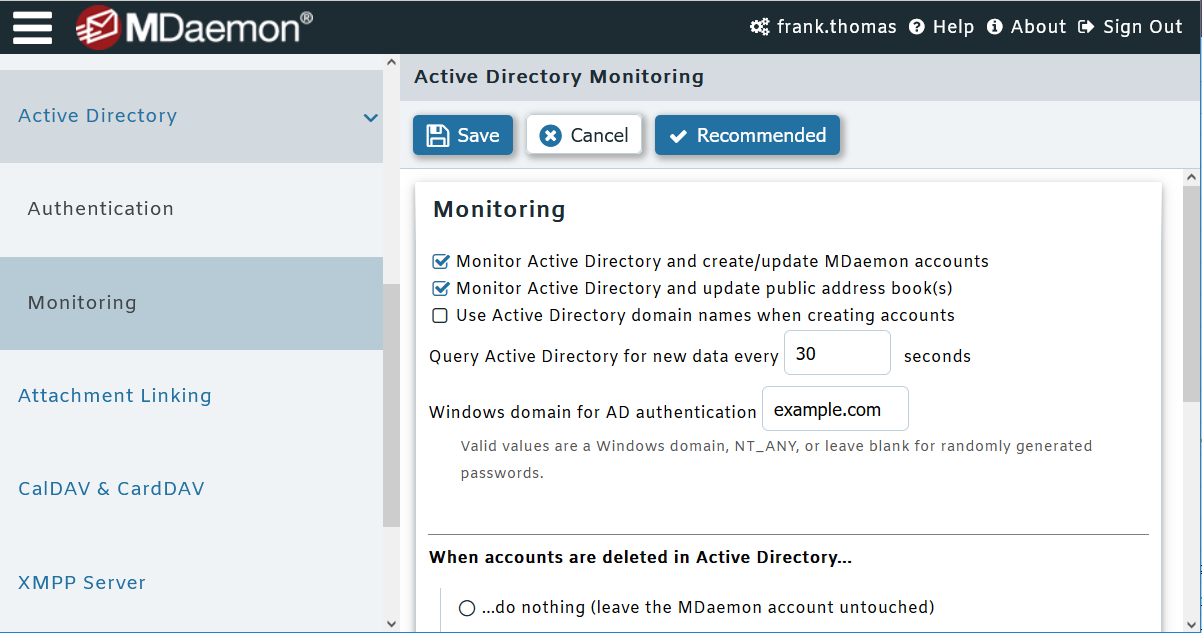 Active Directory Integration for MDaemon Email Server