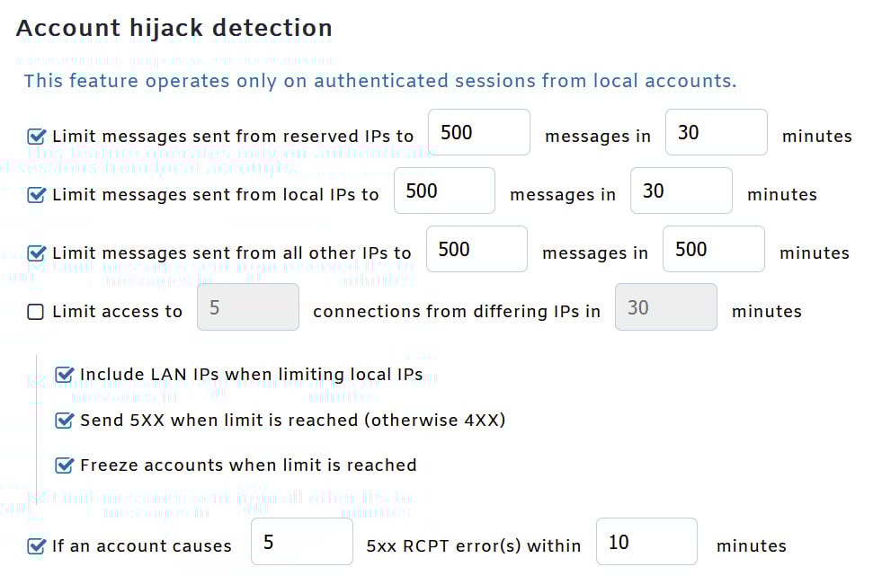 MDaemon Email Server - Account Hijack Detection