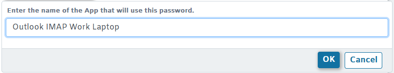 MDaemon Webmail App Password Name
