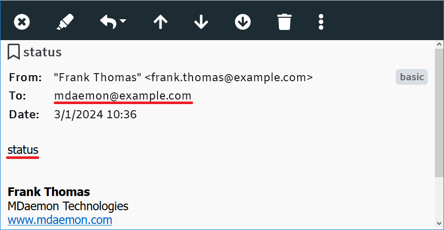 Email Daemon Message MDaemon Tips: How to Request MDaemon Mail Server Statistics via Email