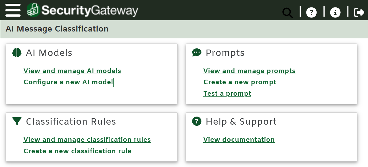 SecurityGateway_AI-Message-Classification